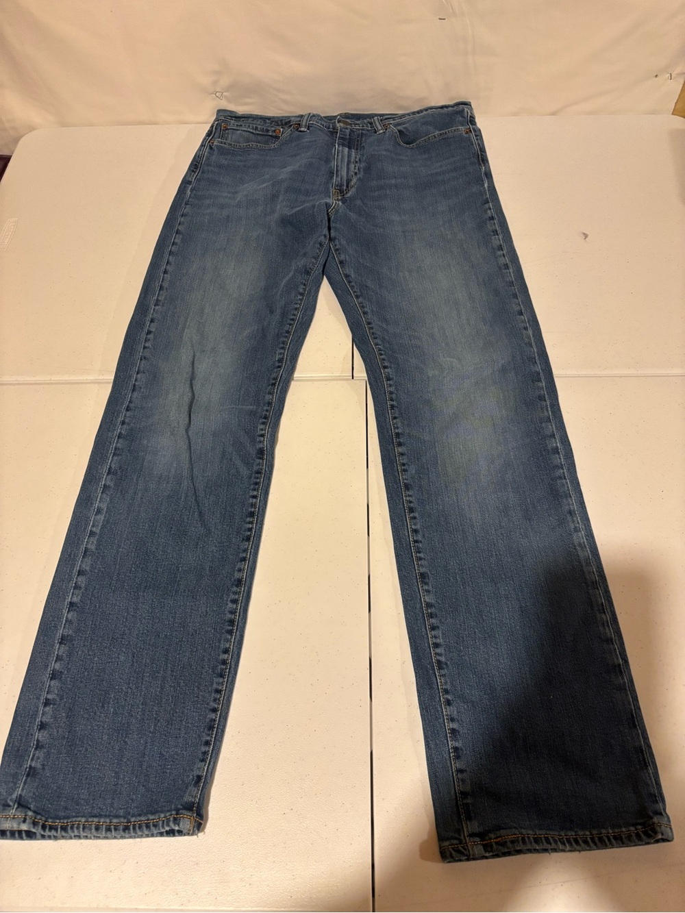 Vintage 90’s Levi’s 505 Straight Leg Blue Denim Jeans Men’s 36x36 Red Tab